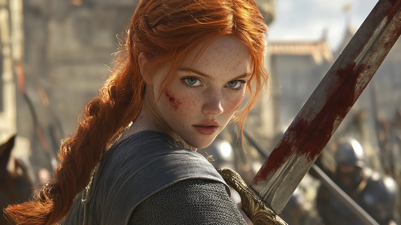 natisse, a redhaired fighter described as:…