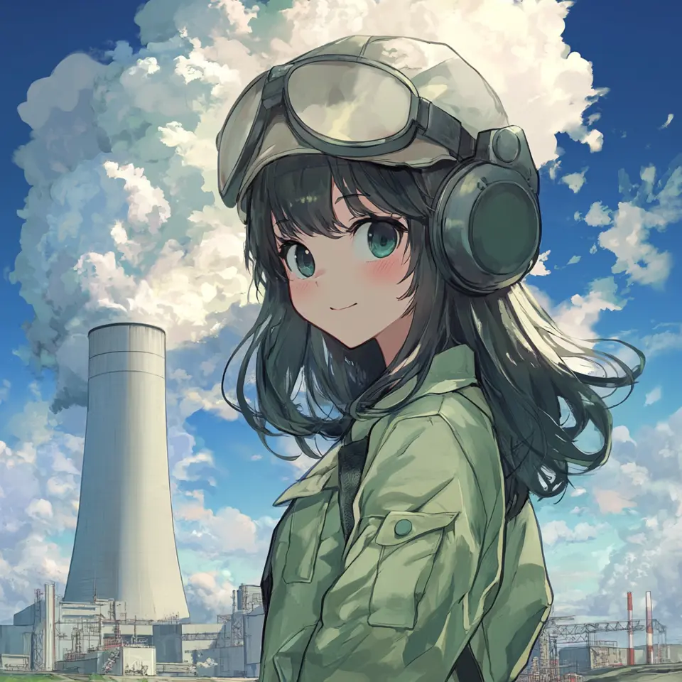 #ai #art #aiart #nuclear #waifu